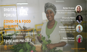 COVID-19 & food security: A discussion series on big data solutions