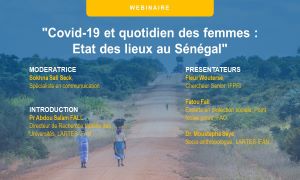 COVID-19 et quotidien des femmes : Etat des lieux au Sénégal