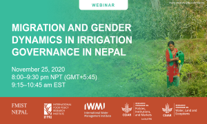 Migration and Gender Dynamics in Irrigation Governance in Nepal