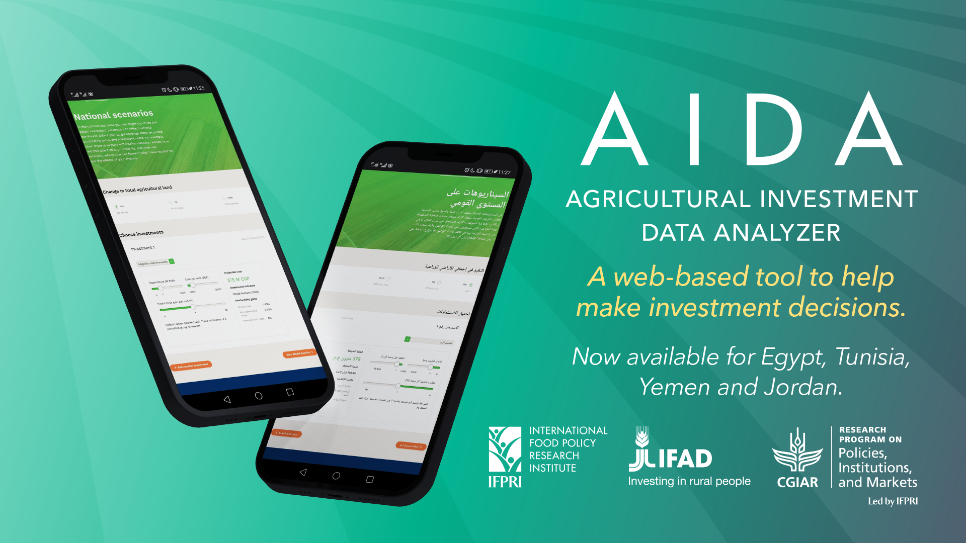 Launch event: Agricultural Investment Data Analyzer (AIDA) guides policy makers on potential economic and social impacts