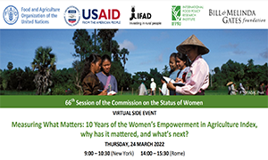 Measuring What Matters: 10 Years of the Women’s Empowerment in Agriculture Index, why has it mattered, and what’s next?
