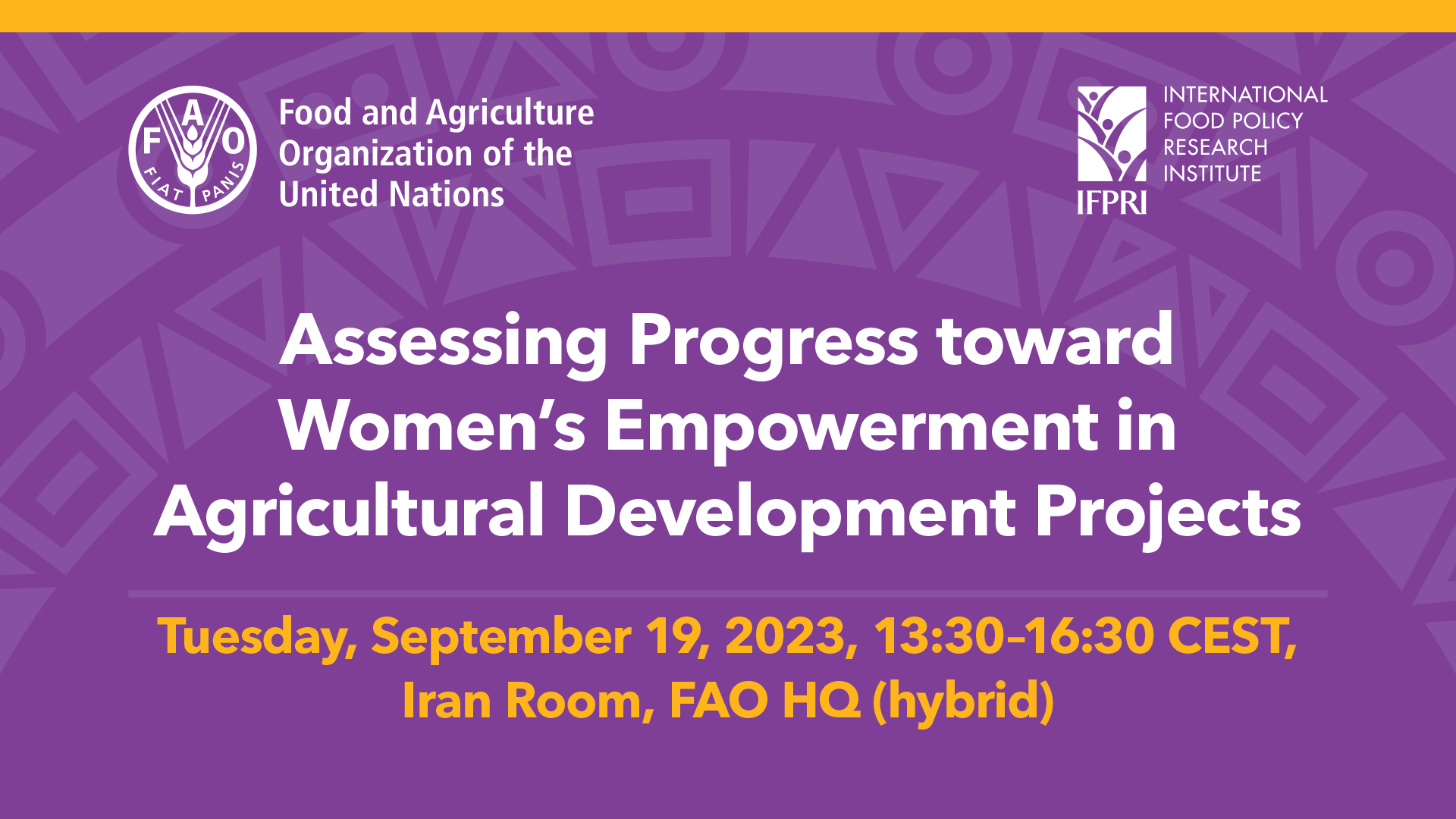 Assessing Progress toward Women’s Empowerment in Agricultural Development Projects