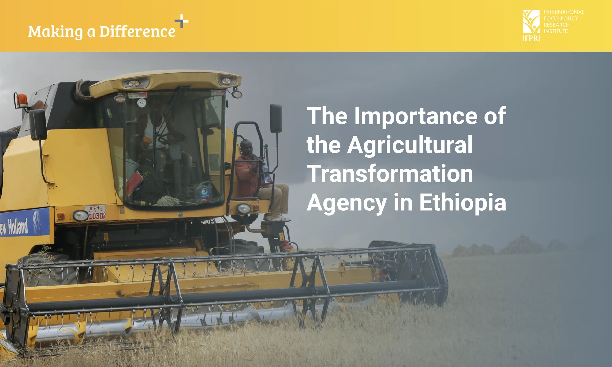 The importance of the agricultural transformation agency in Ethiopia